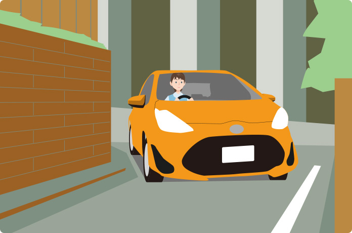 小回りが利いて、狭い道もスイスイ!